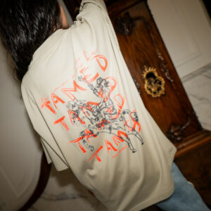 Oversized T-shirt – Sand CAN NOT BE TAMED