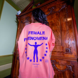 Oversized T-shirt – Coral FEMALE
