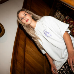 Oversized T-shirt – White SPEAK UP