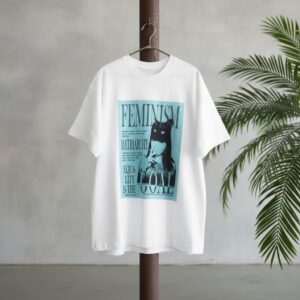 Oversized T-shirt – White FEMINISM
