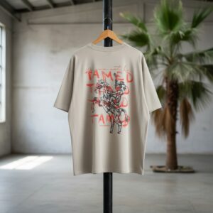 Oversized T-shirt – Sand CAN NOT BE TAMED