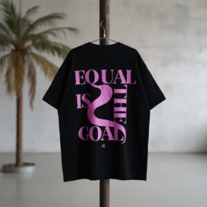 Oversized T-shirt – EQUAL black