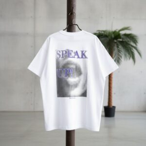 Oversized T-shirt – White SPEAK UP